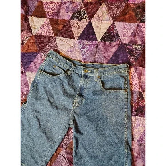 Dickies Carpenter Shorts Men's 32 Blue Cotton Blend Genuine Utility Workwear - Picture 3 of 7